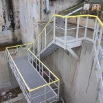 FRP footbridges and staircase