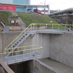 FRP footbridges and staircase