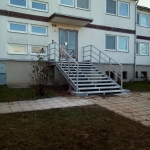 Valtrovice - apartment building - newly fitted composite staircase