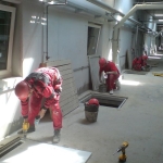 WWTP Budapest, Hungary - instalation of covers PREFAPLATE