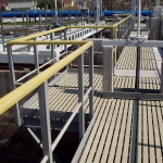 WWTP  M. Boleslav, Podlázky - FRP assembled gratings PREFAPOR and composite railings