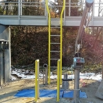 WWTP Rychnov u Jablonce n. Nisou - composite ladder with wide top
