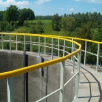 WWTP Aš, Czech rep.  - composite segmented railings
