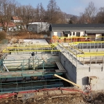 WWTP Teplice n. Metují - replacement steel railings for composite ones