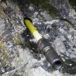 Composite rod as a ground anchor with milled thread and a wedge socket
